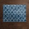 Blue Ogee Pattern 18" x 14" Cotton Twill Placemat